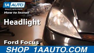 How to Replace Headlight 00-02 Ford Focus