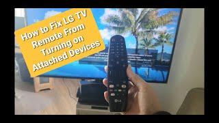 How to Stop Remote on LG TV From Turning on Other Devices