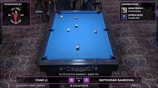 CHAO LI vs DEITCHMAN SANDOVAL - WBCA 8 BALL 2025 - TABLE 4 | EvoSports