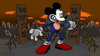 FNF Faker But Mickey Mouse Sing It (SonicExe Faker VS Mickey Mouse Sings Faker) -Friday Night Funkin