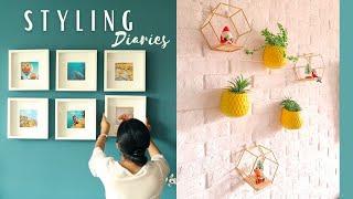 Colourful Living Room Styling Makeover | A Cozy Nest Filled With Vibrant Colours & Nature #homedecor