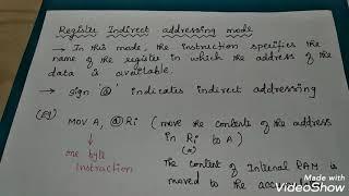 Addressing modes in 8051 Part#2 in Tamil