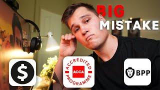 I WAS WRONG - 5 Biggest Regrets Before Studying ACCA