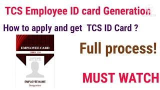 How to get TCS ID Card 2022 For New Employee at home full process #employeesnews #tcs #tcser
