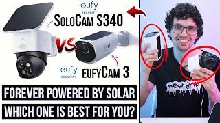 2024's Best Solar-Powered Security Cameras Compared! - eufyCam3 VS eufy SoloCam S340 (SolarPlus)