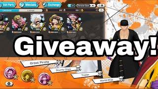 Giveaway!  On this beautiful account | One Piece Bounty Rush