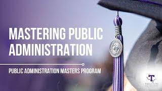 Master of Public Administration