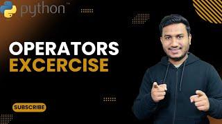 Operators Exercise | The Complete Python Course  | Python Tutorial