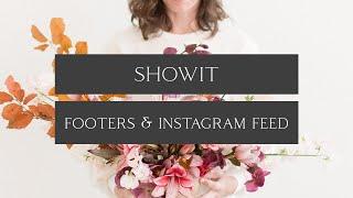 Editing Your Showit Footer & Adding a Live Instagram Feed