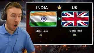 BRITISH GUY REACTS TO UK vs INDIA MILITARY COMPARISON 2022 (and it does not go well...)