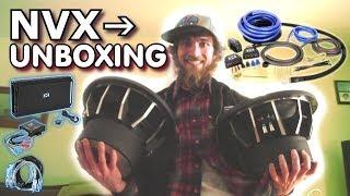 NVX Car Audio UNBOXING! EXO's Complete Sound System Setup For 04' IMPALA Trunk Bass Install