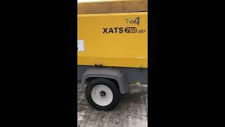 Atlas Copco XATS 750 CFM Portable Diesel Tow Behind Air Compressor For Sale