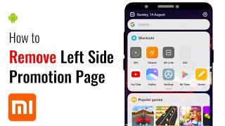 How to remove left side screen in Redmi | How to Disable App Vault in Redmi device 2022 Latest |