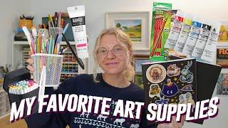  my favorite art supplies 