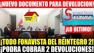 ¡DEVOLUCION FONAVI! ESTE ES EL DOCUMENTO DONDE PODRÁS COBRAR UNA MAYOR DEVOLUCION EN EL REINTEGRO 2