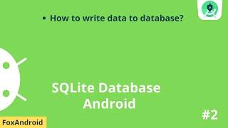 Android SQLite Database Tutorial || How to Insert Data into SQLite Database || Android studio || #2