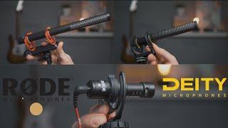 Testing microphones with the Zoom F2: Rode NTG4+, VideoMicro and Deity D3 Pro