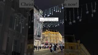 Oxford Street Christmas lights in London (details in desc) #christmaslights #london #oxfordstreet