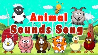 Farm Animal Sounds | Animal Sounds Song | LittleKidsTV