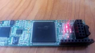 Blinking led at 1Hz on the FPGA iCEstick board