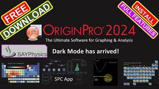 How to Install OriginPro 2024 for Free [Dark Mode]
