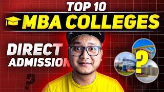 Top MBA Colleges for Direct Admission in India Without Entrance Exam 2025