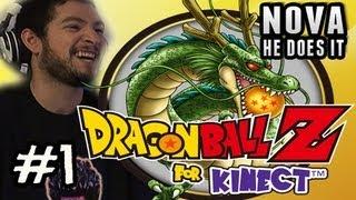 KAMEHAMEHA - Dragonball Z For Kinect Pt.1 FACECAM ⇐ Nova He Does It ⇒