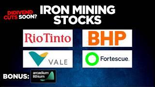 Iron Mining Stocks: Vale, Rio Tinto, BHP, Fortescue Metals Group (FMG) - Dividend Cuts Soon?