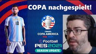 PES 2021 - Copa America 2024 mit VirtuaRed 8.6 nachgespielt | LetsPlaymaker