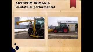 Utilaje agricole produse in Romania - Macaraua telescopica produsa de Artecom Romania