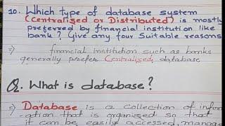 Class 12 Computer Science Most Important Question | Database Management System (DBMS) | NEB #neb