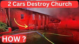 2 Cars Destroy Church in Alabama