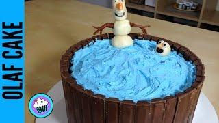 How to make Olaf Cake - Pinch of Luck