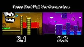 GD: Press Start Full Version Comparison