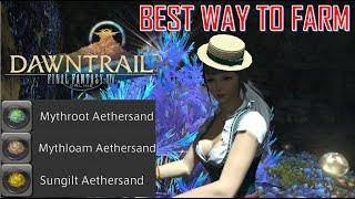 Final Fantasy XIV - Mythroot, Mythload, & Sungilt Aethersands