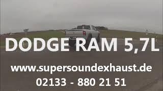 Dodge Ram 5,7 Edelstahl Sportauspuff Sound von supersoundexhaust.de