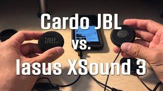 Helmet Speakers 2019 - Cardo JBL vs. IASUS XSound 3