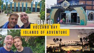 Orlando Day 10 Oct 24 Vlog | Volcano Bay | Islands of Adventure | Cold Stones | Epic Universe Center