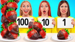 100 Слоев еды Челлендж | Смешные челленджи от Mega DO Challenge