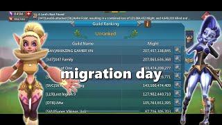 Lords Mobile - Migration day SGE! we go for all targets! 450k gem bounty!