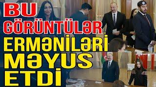 Ermənilərə göz dağı- Prezident və ailəsi Xankəndidə səs verdi - Media Turk TV
