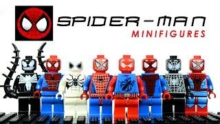 LEGO The Amazing Spider-Man KnockOff Minifigures Set 2 w/ Scarlet Spider & Venom