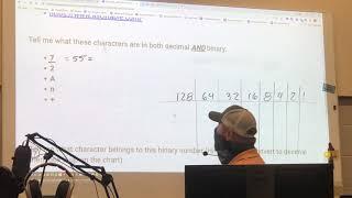 How to convert ASCII symbols into Decimal and binary.