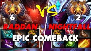 RADDAN (TERRORBLADE) vs NIGHTFALL (SPECTRE) - Epic Battle Of Hard Carry Dota 2 Players - Z Dota 2