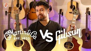 Martin VS Gibson - Lo mejor en guitarras acústicas ¿Qué sonido prefieres? 