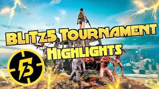 PUBG XB1X: BLiTz5 Tournament Highlights! (1st place! | 5 man Squad!)