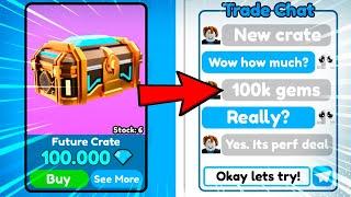 SCAMMER tried SCAM ME on FUTURE CRATE for 100.000 GEMS! TOILET TOWER DEFENSE