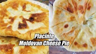 Moldovan "Placinte" With Fresh Crumbling Cheese