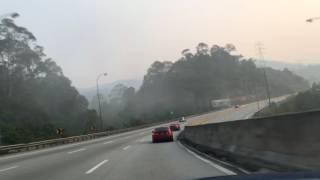 BMW F30 328i ///M-sport ///M performance at Karak highway Gombak - Bentong