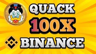 ($RICH QUACK) COIN PRICE PREDICTION || BINANCE LISTING || NEXT 100X 